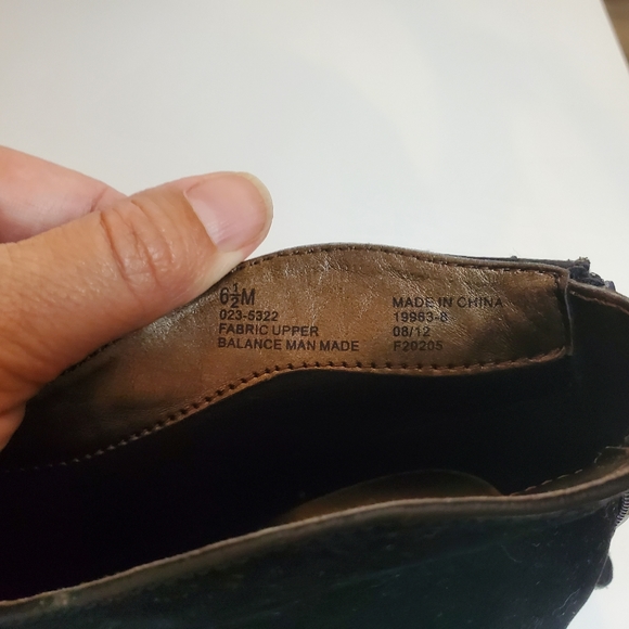 Worthington Black Faux-Suede Booties - Picture 3 of 7